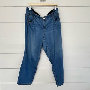 Democracy Women’s Plus Size 20 Blue Denim Ab Technology Booty Lift Jeans